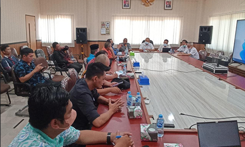 Komisi III DPRD Kabupaten Sambas melakukan konsultasi ke BPJN Kalbar