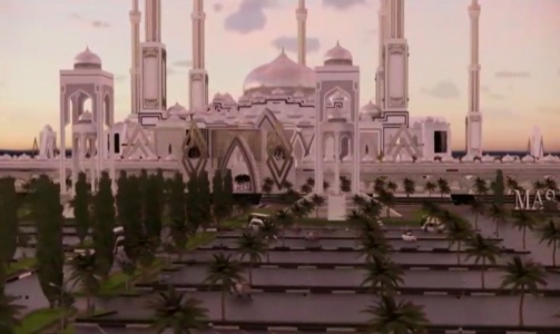 Desain Masjid 1001 Kubah yang akan dibangun di Kabupaten Sambas