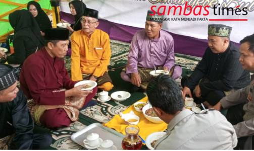 Kadis Dikbud Kabupaten Sambas Samekto Hadi Suseno pada kegiatan Festival Bubor Padas, Minggu (18/9/2022).