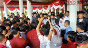 Mahasiswa Kabupaten Sambas menggelar aksi demo kenaikan BBM