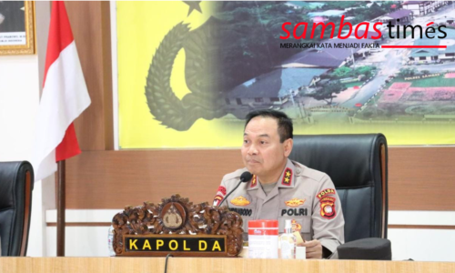 Kapolda Kalbar Irjen Polisi Suryanbodo Asmoro saat menyampaikan tujuan Kunker nya di Polres Sambas, Selasa (27/9/2022).