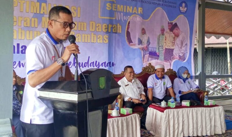 Kadisdikbud Samekto Hadi Suseno saat membuka kegiatan Optimalisasi Peran Museum Daerah, Rabu (7/12/2022).
