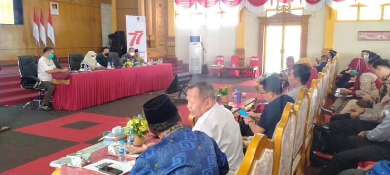 Kadis Kesehatan Kabupaten Sambas menyampai penanganan ODGJ, Jumat (9/12/2022)