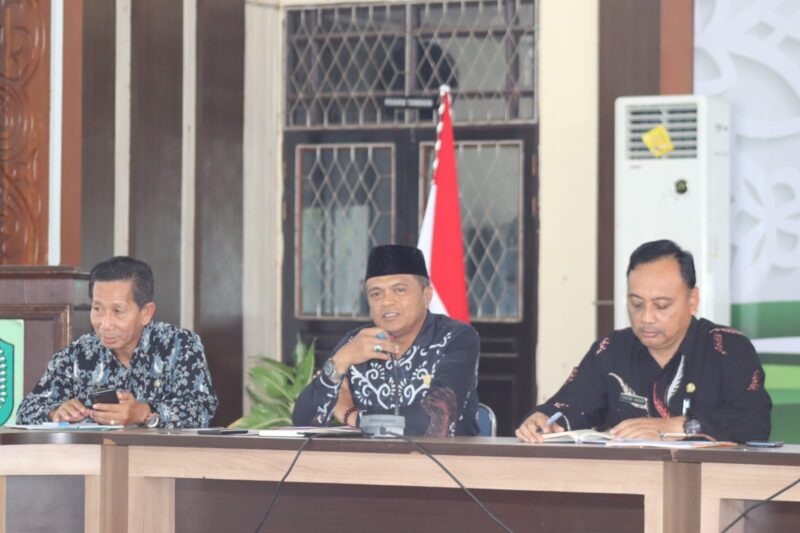 Ketua Komisi IV DPRD Sambas Anwari menyampaikan tujuan konsultasi, Kamis (19/1/2023).
