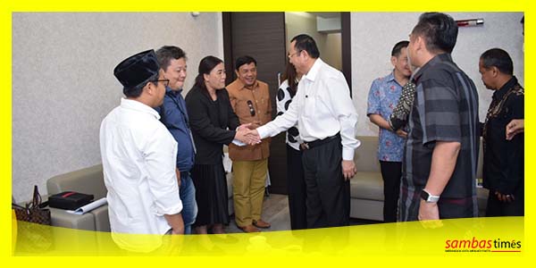 Komisi II DPRD Sambas diterima Ketua Komisi IV DPR RI, Selasa (14/2/2023)