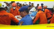Desi Indrawati korban longsor Pulau Serasan tiba di Pelabuhan Sintete