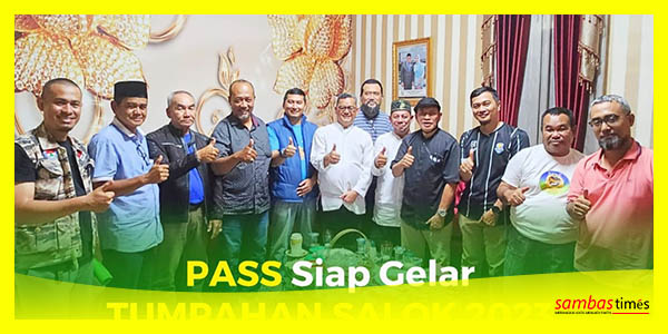 Pengurus PASS foto bersama usai rapat persiapan Halal Bihalal Tumpahan Salok Akbar 2023.