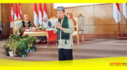Ketua MUI Sambas Sumar'in menyampaikan Tausiyah DWP Kabupaten Sambas