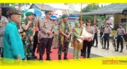 Ketibaan Pangdam XII Tanjungpura disambut Adat Istiadat Sambas dan tarian Multi Etnis