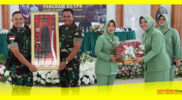 Pangdam XII TPR bersama Ketua Persit Chandra Kirana Daerah XII/Tpr