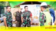 Pangdam XII TPR Mayjen TNI Iwan Setiawan meninjau Satgas Pamtas RI-Malaysia di Kabupaten Sambas