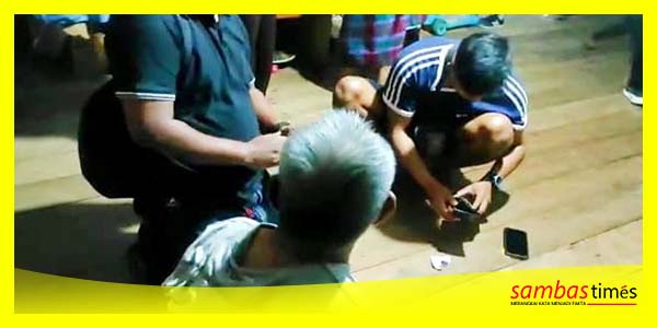 Satnarkoba Polres Sambas berhasil mengamankan pelaku pengedar Narkoba berinisial H.