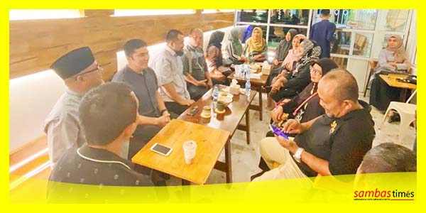 Herzaky Mahendra Putra Bersilaturahmi bersama Insanak Sambas di Pontianak, Jumat (7/7/2023) malam.