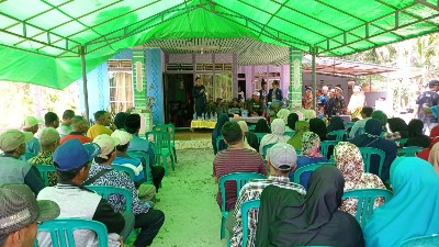 Silaturahmi Partai Nasdem bersama masyarkat Kecamatan Tangaran di Desa Arung Medang, Kecamatan Tangaran. Minggu (16/7/2023).