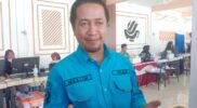 Kabid PIAK Disdukcapil Kabupaten Sambas Muslimin menyampaikan program Gebyar Adminduk, Kamis (27/7/2023)