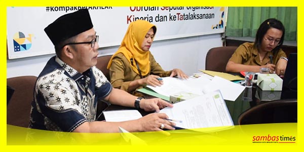 Ketua Komisi I DPRD Sambas Lerry Kurniawan Figo menyampaikan tujuan Kunker Lintas Komisi DPRD Kabupaten Sambas, Senin, (3/7/2023).