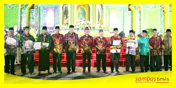 Asisten 1 Setda Sambas Drs H Sunaryo MSi mewakili Bupati Sambas Satono pada penutupan MTQ ke-XXXI Kalbar, Kamis (31/8/2023) di Kabupaten Sanggau.