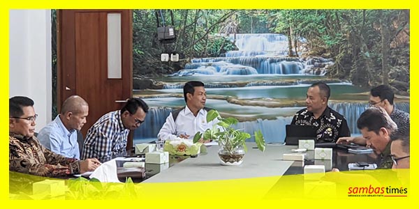 Banggar DPRD Kabupaten Sambas saat melakukan konsultasi KUA PPAS ke BKAD Provinsi Kalbar, Jumat (4/8/2023).