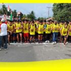 Dokumentasi Supni Alatas melepas Maraton Tangaran 5 K tahun lalu di Kecamatan Tangaran.
