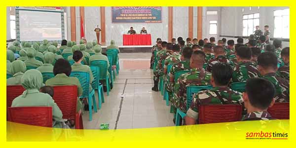 Kodim 1208 Sambas menggelar penyuluhan hukum bagi anggota militer, PNS dan Persit di Aula Makodim 1208 Sambas