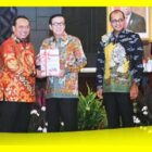 Menteri Hukum dan HAM Republik Indonesia, Yasonna H Laoly menerima Opini WTP dari BPK RI, Jumat (4/8/2023).