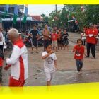 Suasana Lomba HUT RI ke-78 Dusun Keramat Mutiara Indah, Desa Lumbang, Minggu (20/08/2023) di Halaman masjid Nurul Iman.