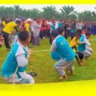 Suasana meriah Outbond peringatan HUT RI ke-78 Pemerintah Kabupaten Sambas, Selasa (22/8/2023) di Halaman Kantor Bupati Sambas.