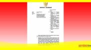 Surat edaran Bupati Sambas untuk pemasangan Bendera Merah Putih serentak mulai tanggal 1 hingga 31 Agustus 2023.