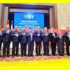 Bupati Sambas Satono saat menghadiri Sosek Malindo di Kuching, Sarawak, bersama Delegasi Indonesia dan Malaysia.