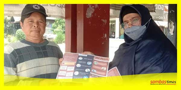 Kepala Puskesmas Sekura sosialis bahaya Ddmama Berdarah Dengue kepada masyarakat, Minggu (3/9/2023) di Kecamatan Teluk Keramat.