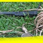 Satu buah Granat yang ditemukan Komunitas Pusaka Saprah menggunakan peralatan Magnet Fishing, Kamis (7/9/2023) sore di bawah Jembatan Sebatok.