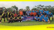 Tim Sepakbola Liga Bubur Padas Figo Cup 2023 foto bersama usai turnamen