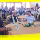 Bupati Sambas Satono berdiskusi bersama Kajati Kalbar dan Forkopimda, Rabu (4/10/2023) di Aula Utama Kantor Bupati Sambas.