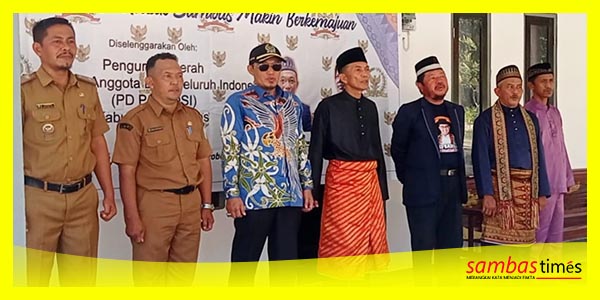 Ketua PD PABPDSI Kabupaten Sambas H Yusran pada Rakerda BPD se Kabupaten Sambas di Kecamatan Jawai Selatan, Senin (30/10/2023).