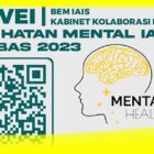Kuesioner Google Formulir untuk Survey Kesehatan Mental Mahasiswa IAIS Sambas dari tanggal 11 hingga 17 Oktober 2023.