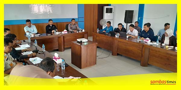 Rapat pemantapan CFD Kabupaten Sambas di Areal Perkantoran Bupati Sambas, Kamis  (12/10/2023).