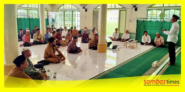 Tokoh agama antusias mengikuti pelatihan imam yang digelar Pemerintah Desa Sepinggan Kecamatan Semparuk, Selasa (31/10/2023).