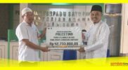 MAN IC Kabupaten Sambas menyerahkan donasi untuk Palestina Kepada Kemenag Kabupaten Sambas