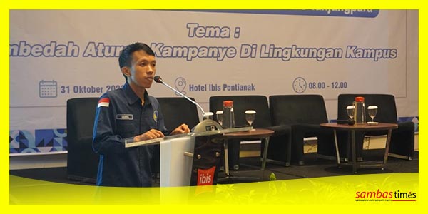 Sahrul Ketua Himapol Untan.