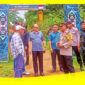 Kapolsubsektor Temajuk IPDA Dwi Yudo Susilo mendampingi kunjungan Wakaba Intelkam PDRM, Kamis (29/2/2024) lalu di Sempadan, Temajuk.