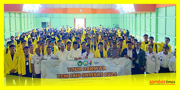 Mahasiswa IAIS mengikuti Tour Dakwah di Kecamatan Teluk Keramat, Rabu (13/3/2024).