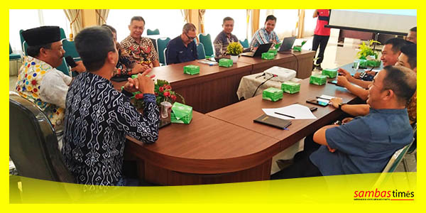 Komisi I DPRD Sambas melakukan konsultasi pembentukan OPD Pengelola Perbatasan Daerah, Jumat (19/4/2024) di BPPD Propinsi Kalbar.