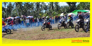 Para crosser pada Gasstrack TRC, Kamis (18/4/2024) di Sirkuit Dataran Merdeka, Kecamatan Tangaran, Kabupaten Sambas.