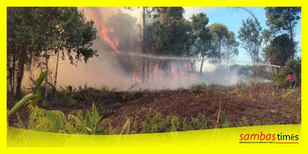 Dokumentasi Pemadaman Titik Api di Kecamatan Teluk Keramat.