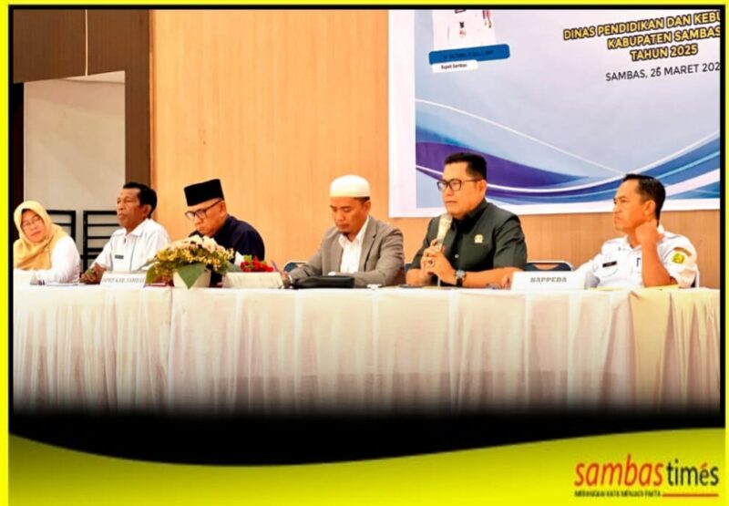 Komisi IV DPRD Sambas memberikan apresiasi pelaksanaan Forum Perangkat Daerah Bidang Pendidikan tahun 2025, di Gedung Keberbakatan Dinas Pendidikan Kabupaten Sambas. 
