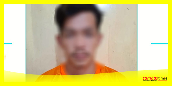 GAS pelaku Pencurian dengan Pemberatan berhasil diamankan Satreskrim Polsek Pemangkat, Minggu (27/4/2025).