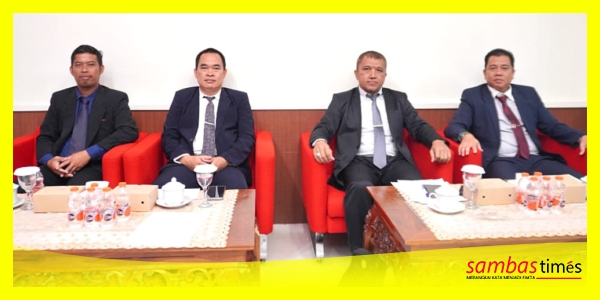 Empat Balon Direktur Poltesa pada agenda Pemaparan Visi Misi dalam Sidang Terbuka Senat di Aula Gedung A Poltesa, Rabu (23/7/2025).