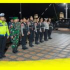 Apel gabungan sebelum Patroli Skala Besar oleh TNI, Polri dan Satpol PP di Kabupaten Sambas, Selasa (2/9/2025).