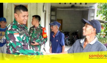 Dansatgas Jalin Keakraban Melalui Komsos di Lokasi TMMD Regtas ke-126