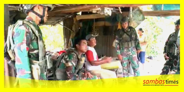 Satgas Yonif 645 GTY Mengikuti Materi Ternak Ikan untuk bekal penugasan ke Papua, pelatihan dilaksanakan di Kolam Ikan Hutabarat, di Sijangkung, Singkawang, Senin (09/03/2026).